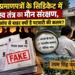 उधम सिंह नगर में फर्जी प्रमाणपत्रों का सिंडिकेट, प्रशासनिक संरक्षण में जारी कागजी खेल, आखिर कब नपेगी भ्रष्ट पटवारियों की कलम